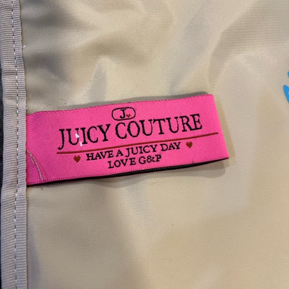 HTF Juicy Couture Y2K Baby Blue Diaper Bag Purse Large Rare...